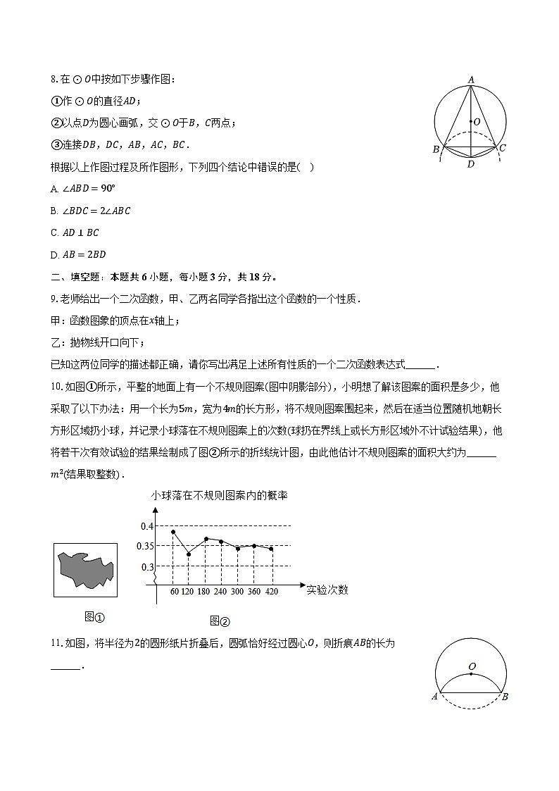 内蒙古赤峰市翁牛特旗2024-2025学年九年级（上）期末数学试卷【含答案】第2页