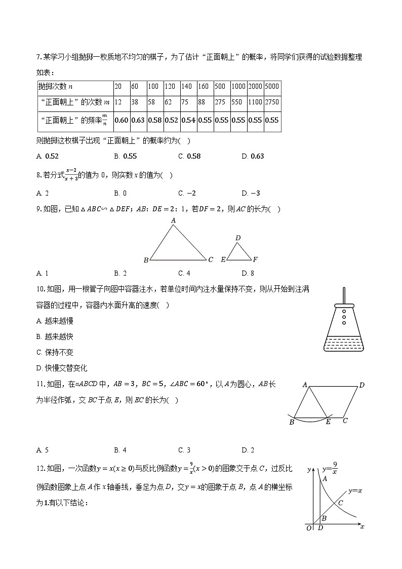2025年贵州省中考数学试卷（含详细答案解析）第2页