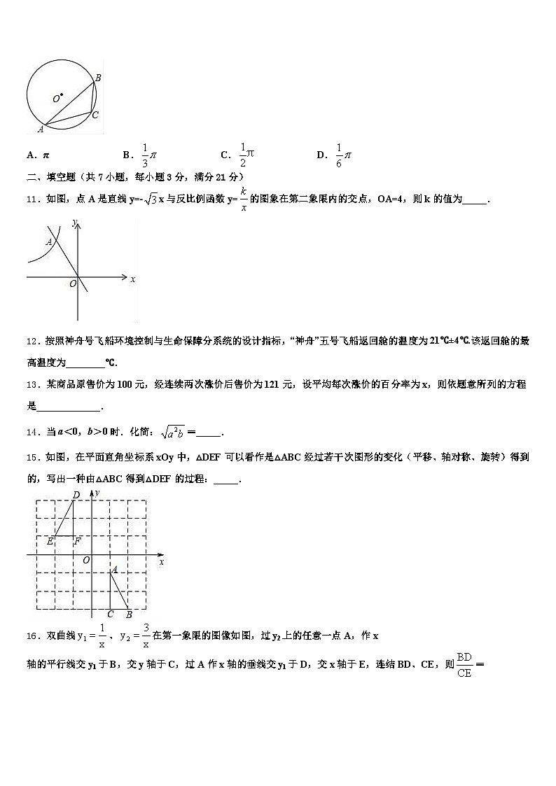 道孚县2025届中考押题数学预测卷含解析第3页