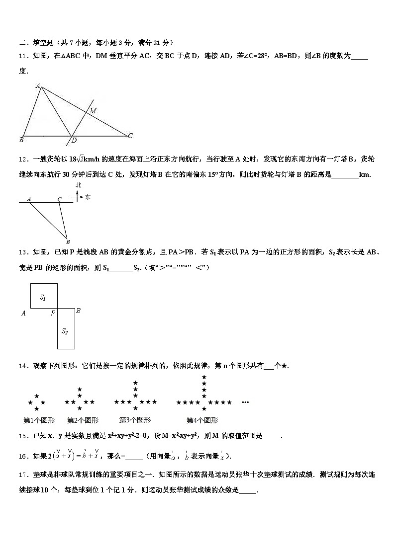 乌鲁木齐市乌鲁木齐县2025年中考数学仿真试卷含解析第3页