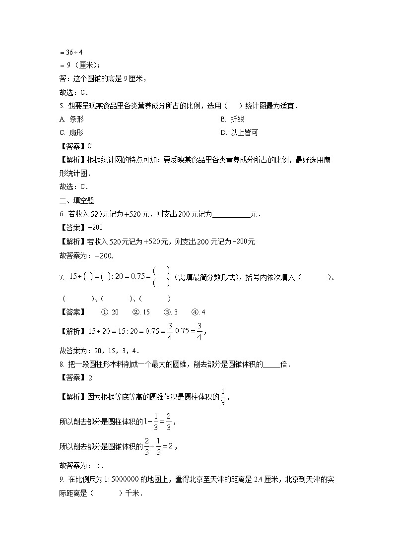 黑龙江省佳木斯市富锦市三江区域联合体考试2025-2026学年七年级上学期开学数学试卷（解析版）第2页