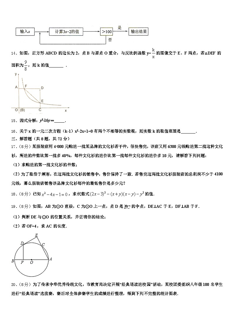 巫溪县2025年中考三模数学试题含解析第3页