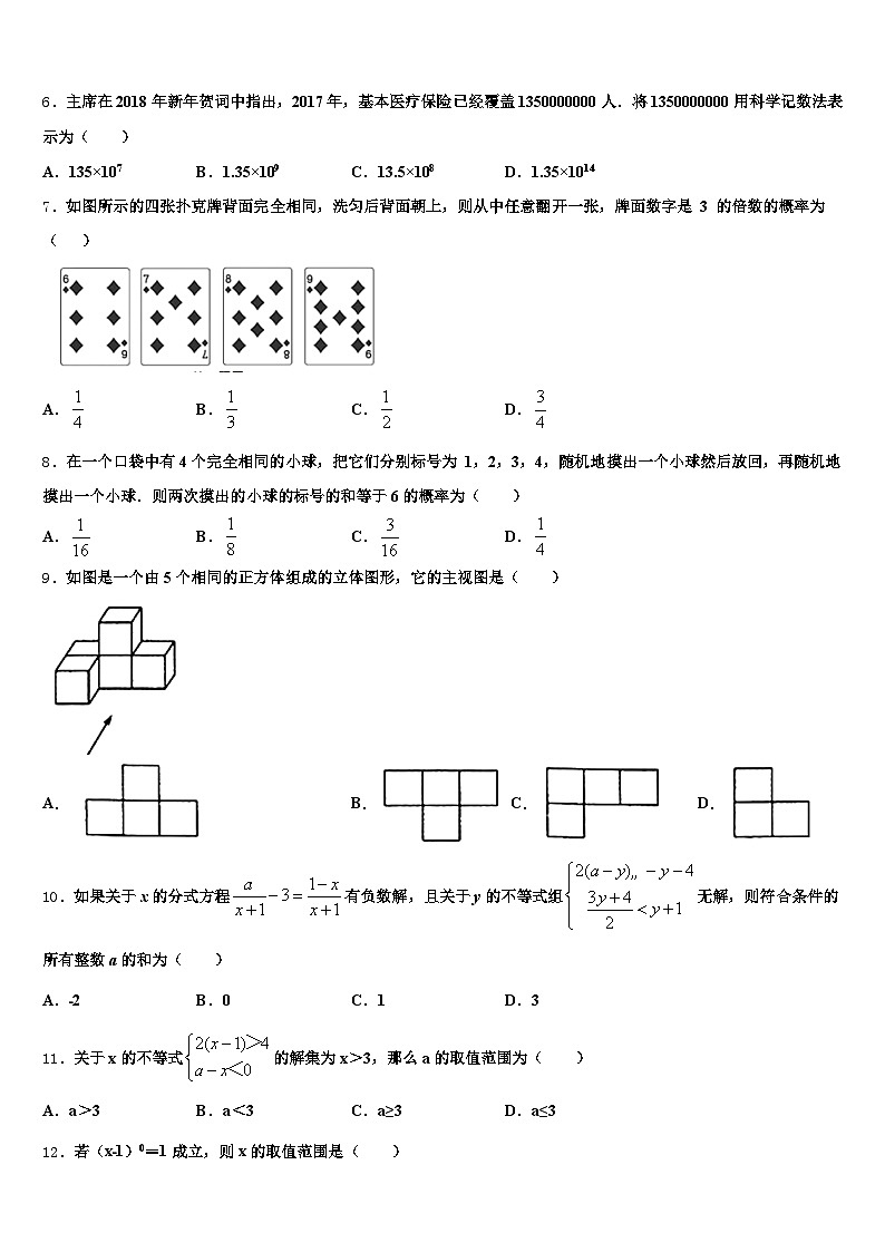 2025年西藏阿里地区革吉县中考冲刺卷数学试题含解析第2页