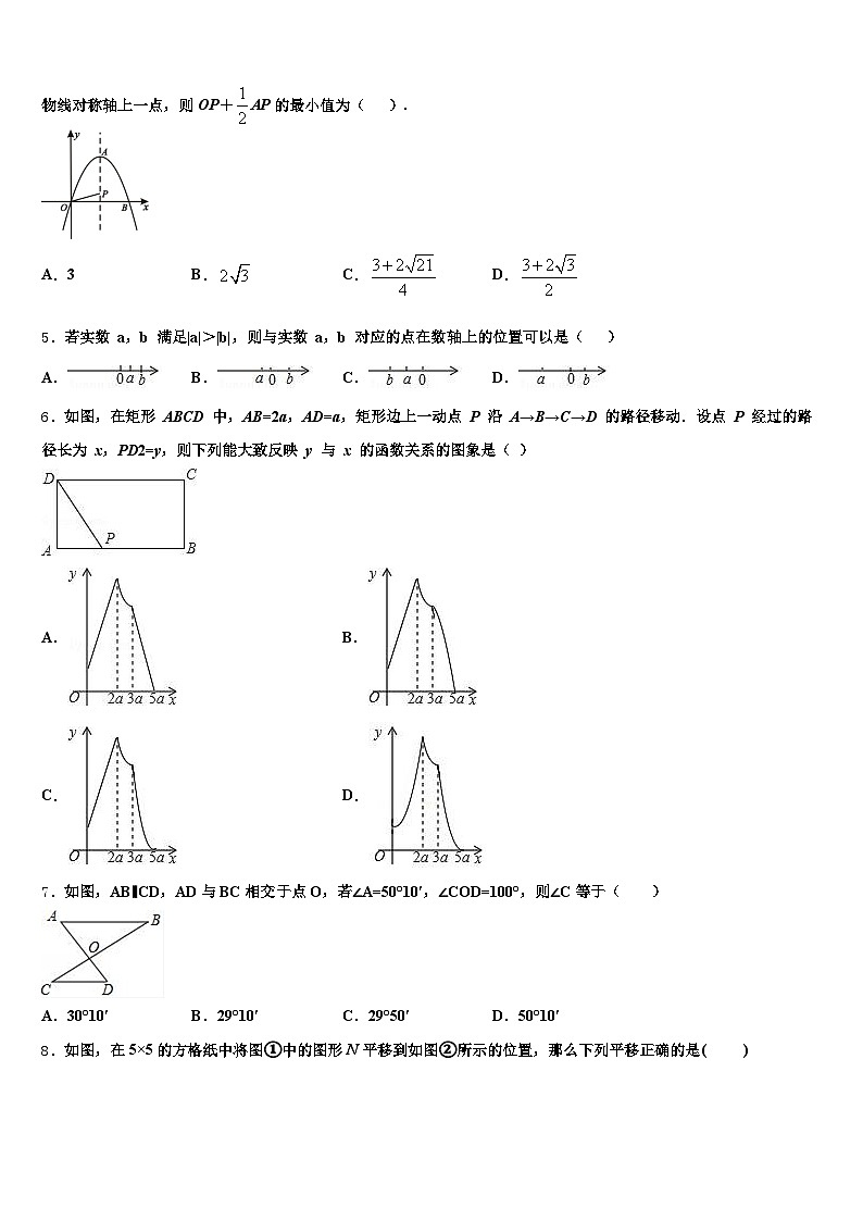 湖南省长沙市开福区2025届中考数学对点突破模拟试卷含解析第2页