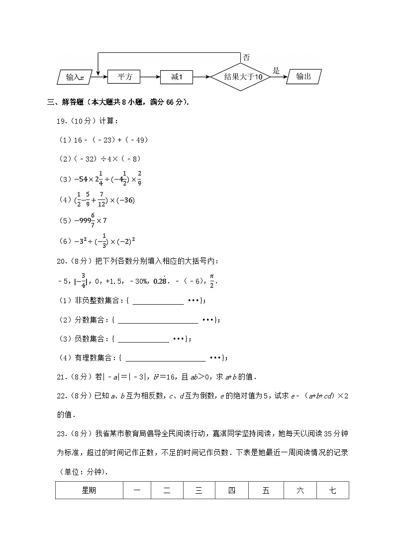 2024_2025学年江苏省无锡市江阴市高新实验中学七年级上学期质检数学检测试卷（9月）含答案第3页