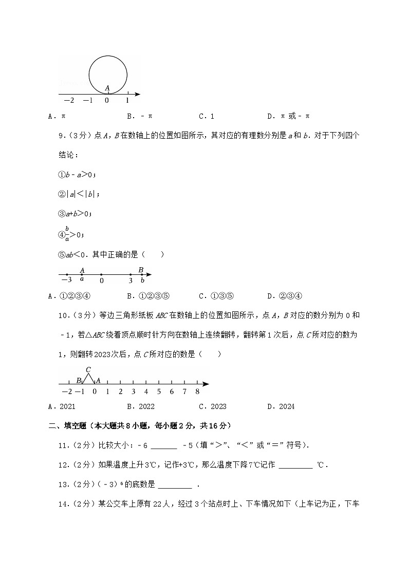 2024_2025学年江苏省无锡市梁溪区侨谊实验学校七年级上学期月考数学检测试卷（10月）含答案第2页