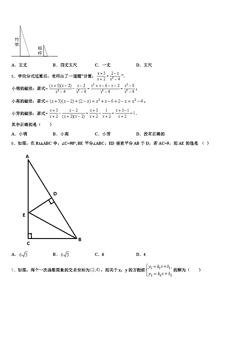 河池市都安瑶族自治县2025年中考数学对点突破模拟试卷含解析第2页