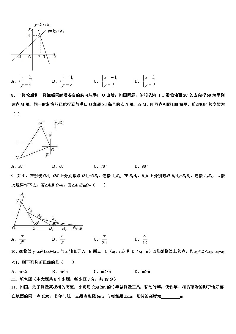 河池市都安瑶族自治县2025年中考数学对点突破模拟试卷含解析第3页