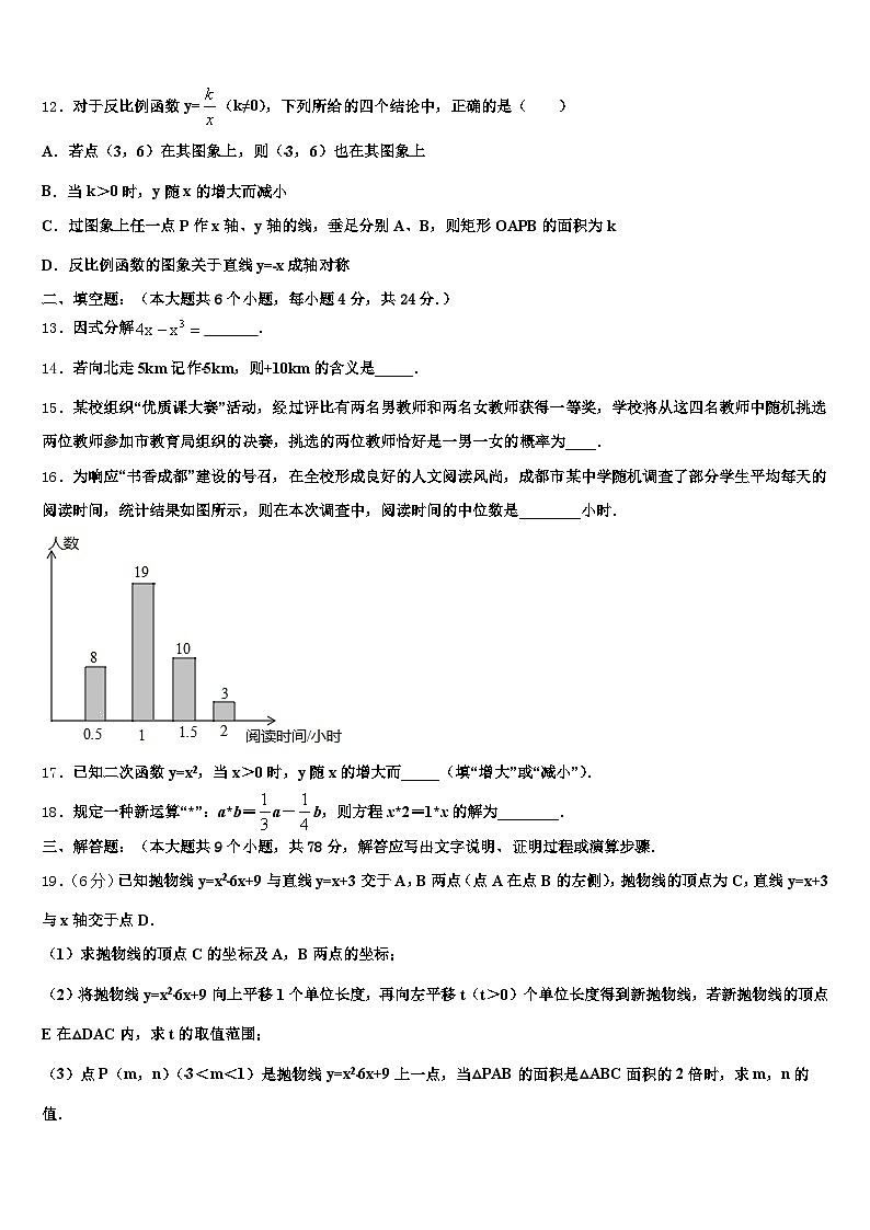 2025年临沂市沂南县中考数学模拟精编试卷含解析第3页