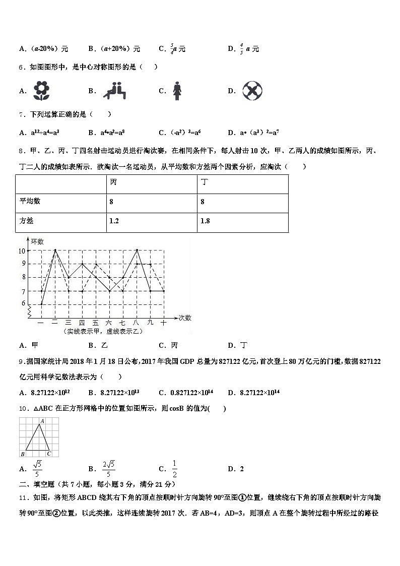 2025年天津市滨海新区中考数学押题试卷含解析第2页