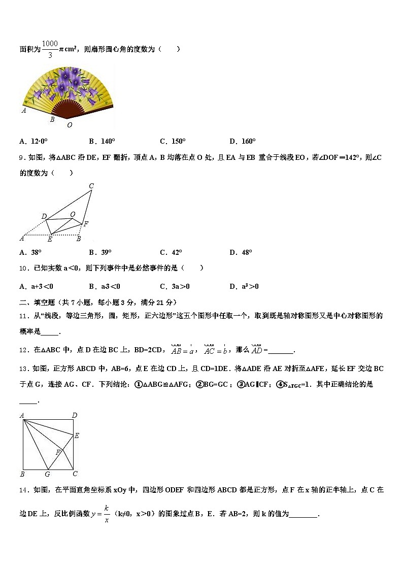 沧州市任丘市2025届中考数学模拟预测试卷含解析第2页