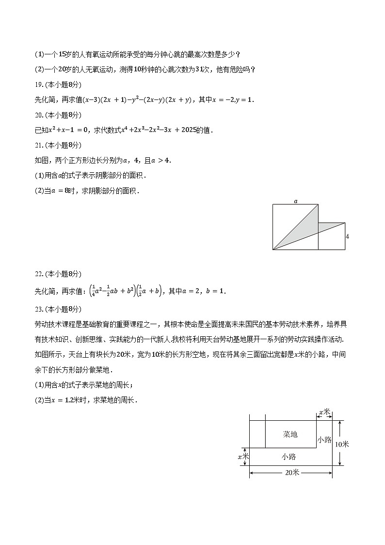 3.3代数式的值  青岛版（2024）初中数学七年级上册同步练习（含详细答案解析）第3页