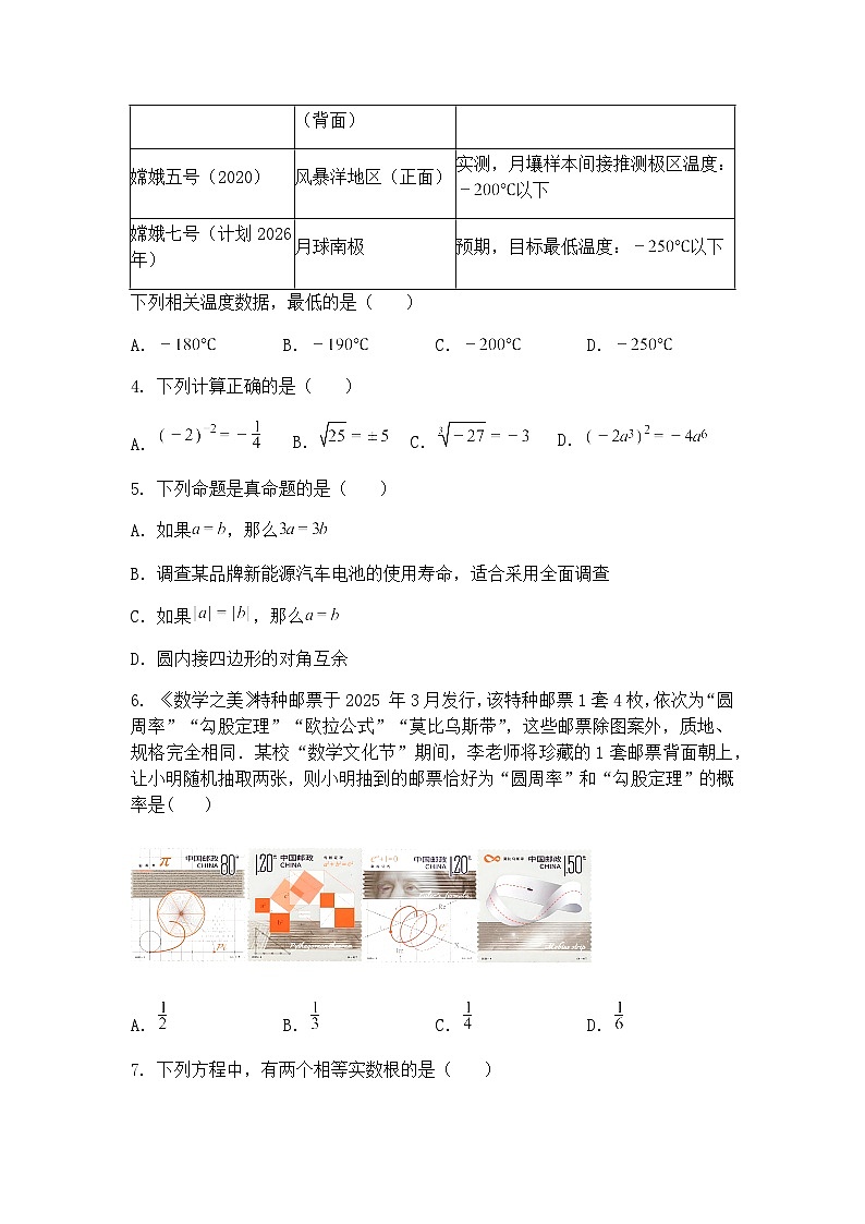 2025年辽宁省沈阳市尚品学校中考模拟考试（二模）九年级下学期数学试卷（含答案解析）第2页