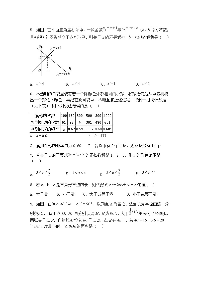 2025年辽宁省锦州市第四中学九年级下中考三模数学试卷（含答案解析）第2页