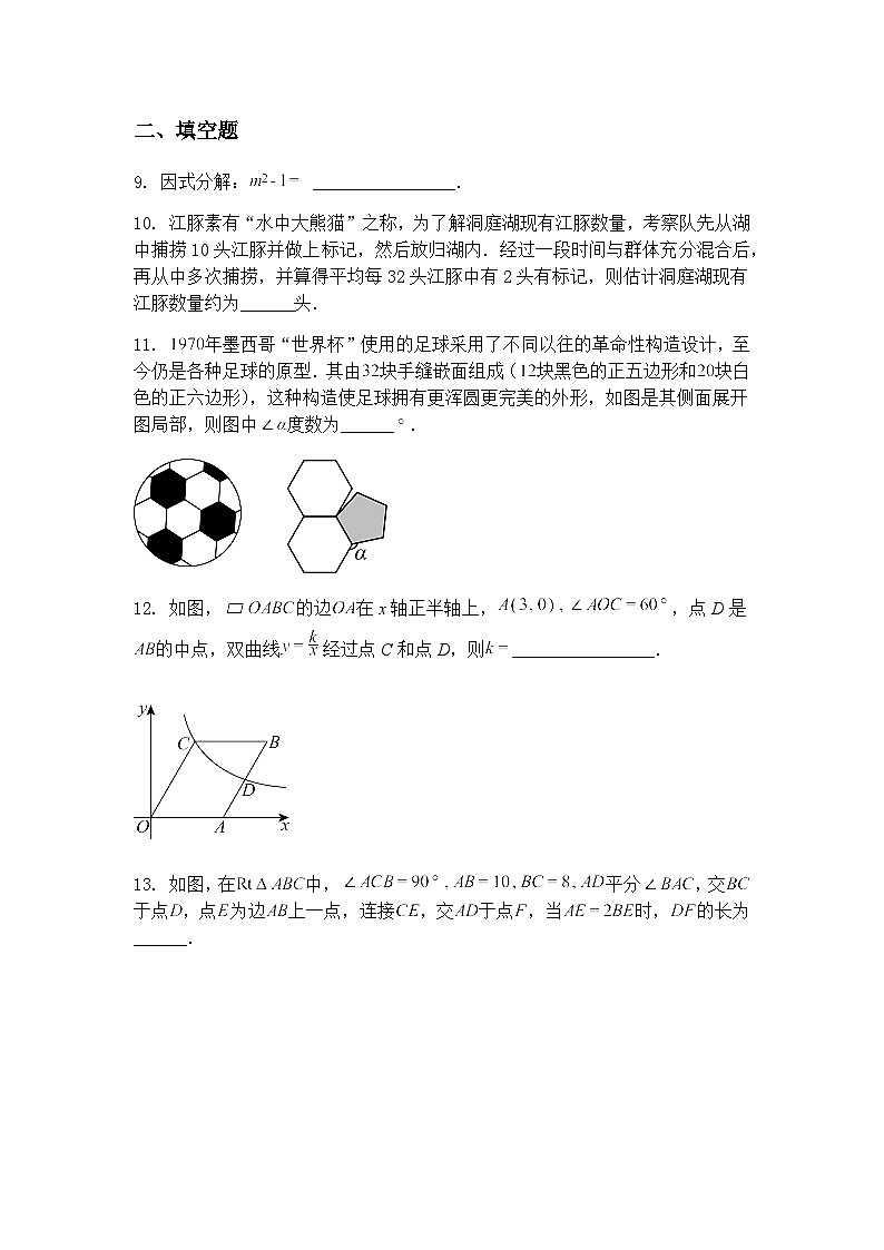 2025年广东省深圳市罗湖外语学校中考九年级下数学三模试卷（含答案解析）第3页