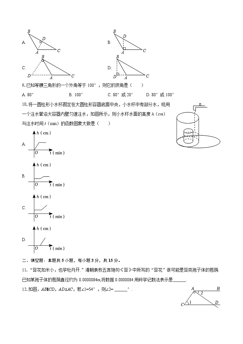 2025-2026学年辽宁省沈阳126中八年级（上）开学数学试卷-自定义类型第2页