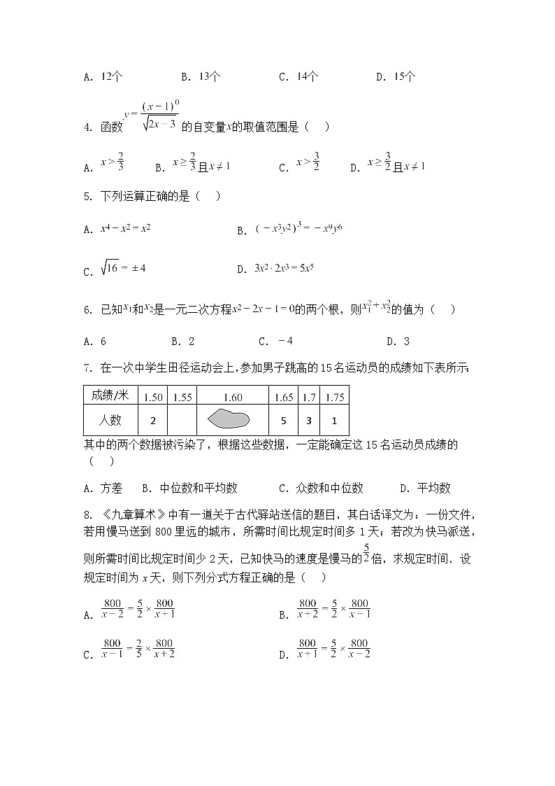 2025年黑龙江省绥化市海伦市市直学校中考三模九年级下数学试题（含答案解析）第2页