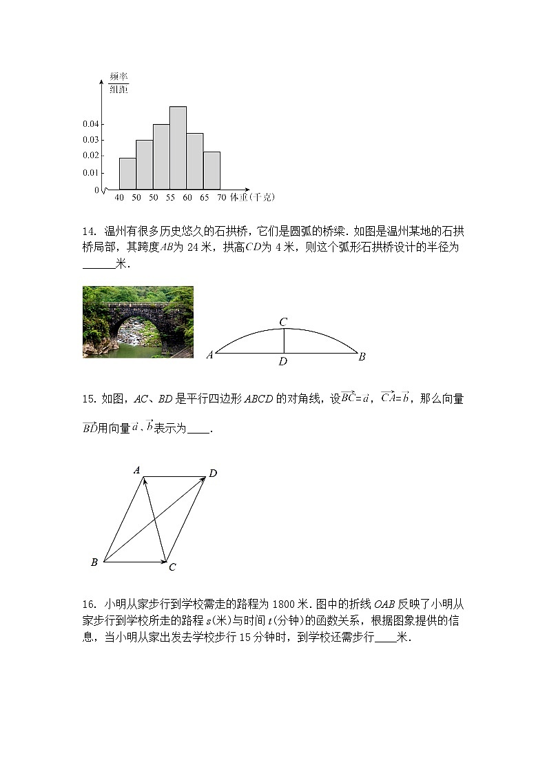 上海市罗星中学2025年九年级下三模数学试题（含答案解析）第3页