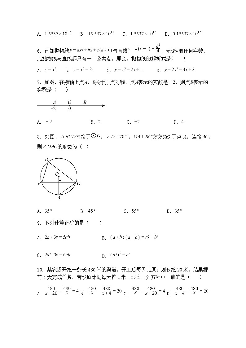 2025年湖南省洞口县第一中学初中学业水平考试九年级下数学仿真模拟试卷练习卷（含答案解析）第2页
