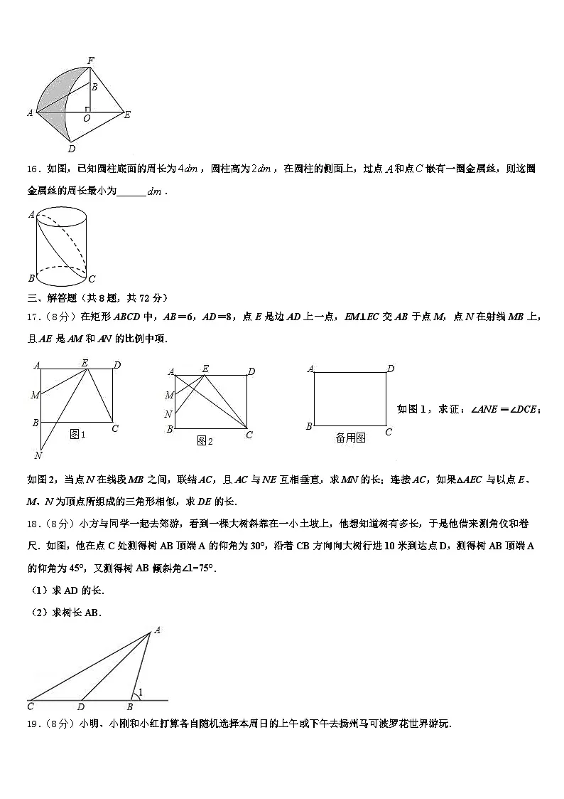 甘孜藏族自治州丹巴县2025届中考二模数学试题含解析第3页