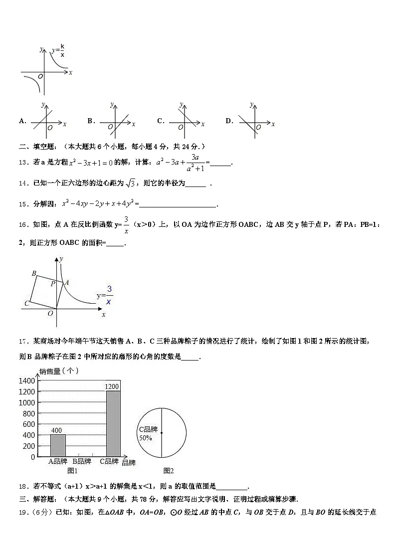 昌都地区左贡县2025届中考数学全真模拟试题含解析第3页