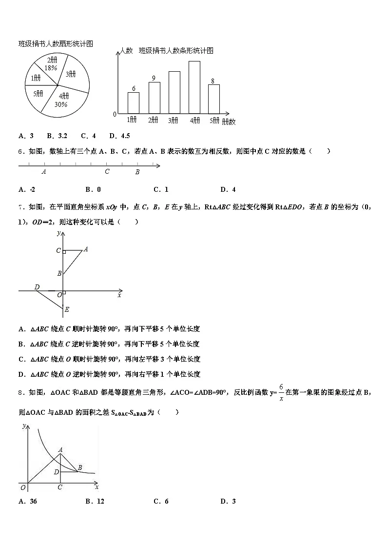 吉林省延边朝鲜族自治州图们市2025届中考联考数学试题含解析第2页