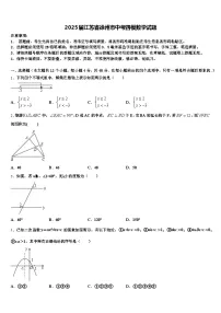 2025届江苏省徐州市中考四模数学试题含解析