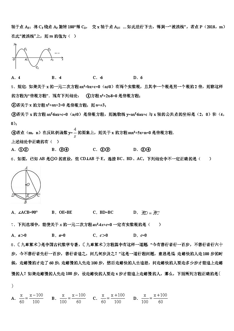 2025年山西省吕梁地区孝义市中考联考数学试题含解析第2页