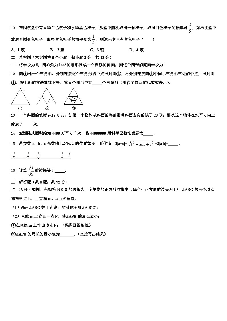 襄樊市老河口市2024-2025学年中考数学模拟精编试卷含解析第3页
