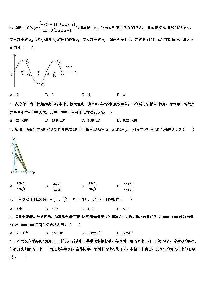 益阳市资阳区2025年中考数学最后冲刺模拟试卷含解析第2页