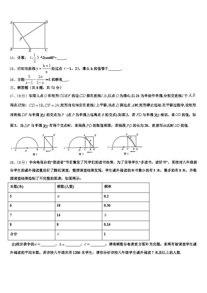 2025年果洛藏族自治州达日县中考数学五模试卷含解析第3页