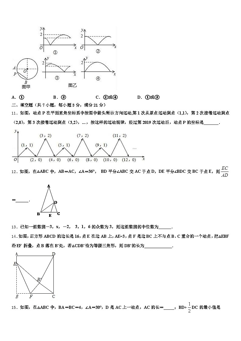 荆门市沙洋县2025届中考适应性考试数学试题含解析第3页