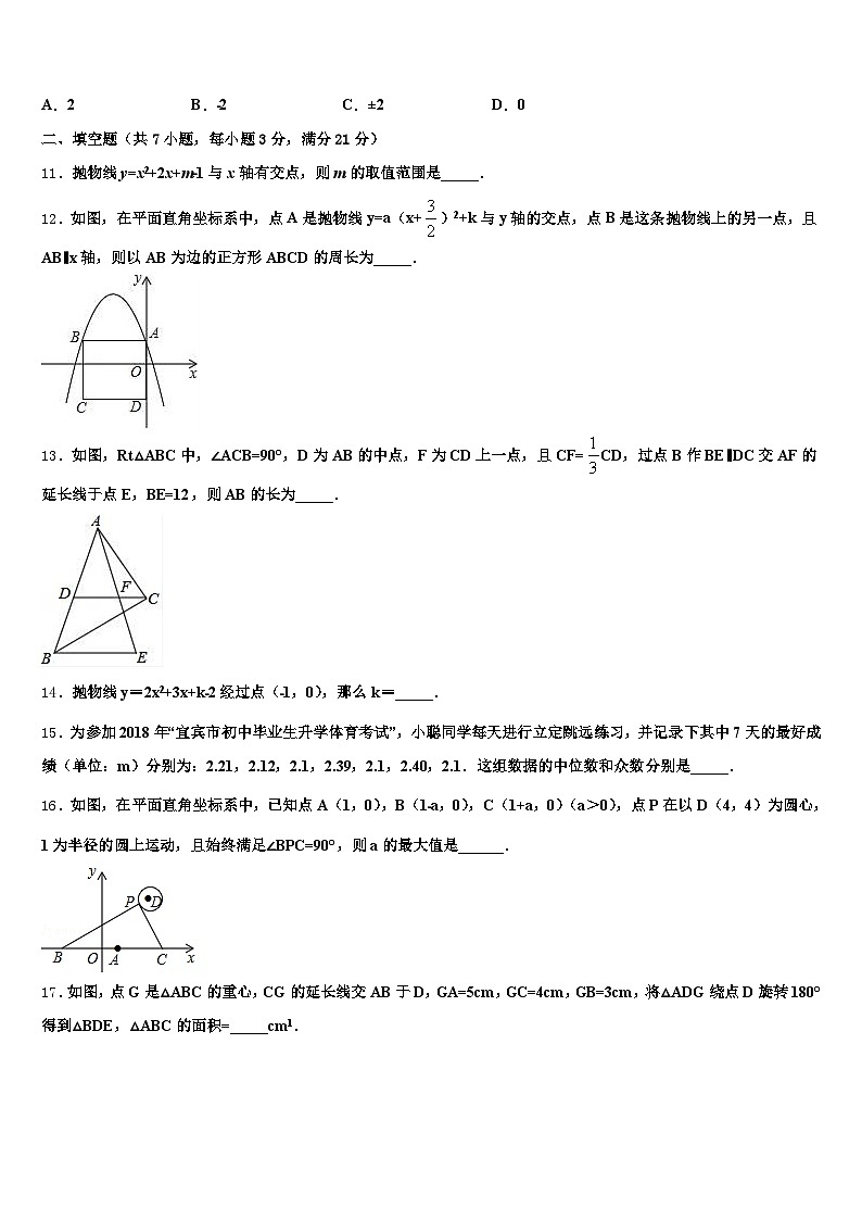 2024-2025学年兴安盟中考二模数学试题含解析第3页
