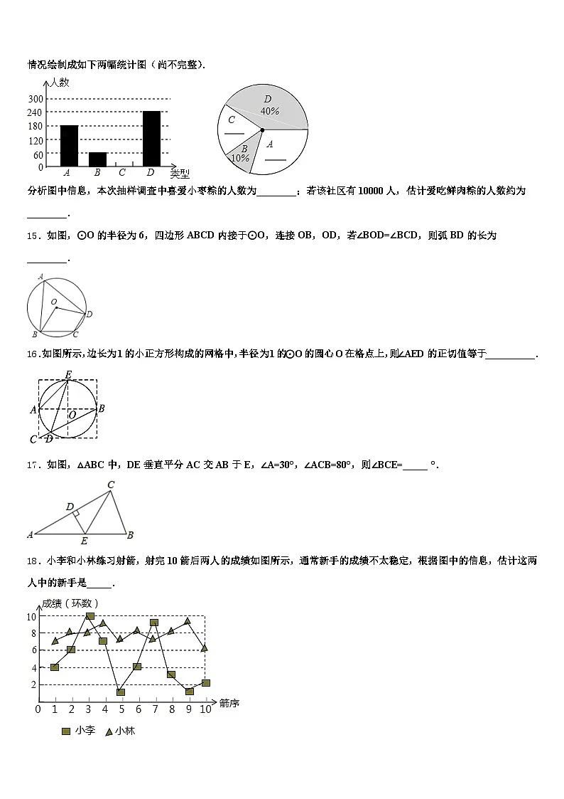 九江市永修县2025年中考冲刺卷数学试题含解析第3页