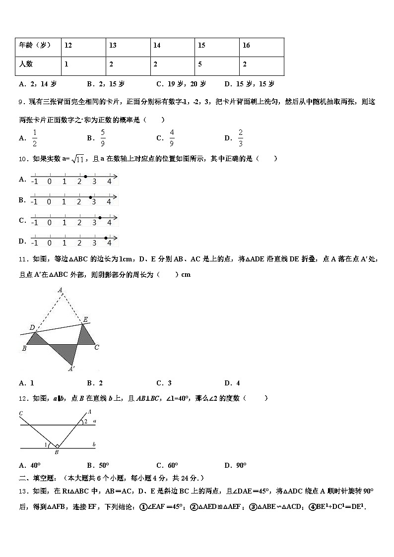 2024-2025学年云南省迪庆藏族自治州德钦县中考数学最后冲刺浓缩精华卷含解析第2页