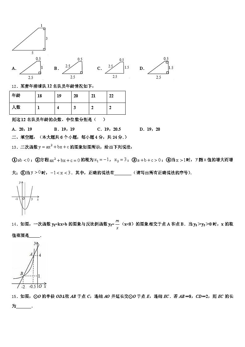 安徽省六安市裕安区2024-2025学年毕业升学考试模拟卷数学卷含解析第3页