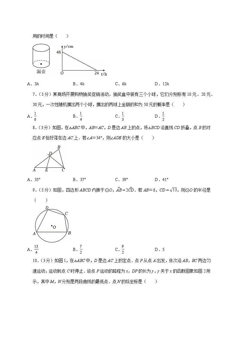 【中考数学】2025年湖北省武汉市中考适应性模拟试卷（含解析）第2页