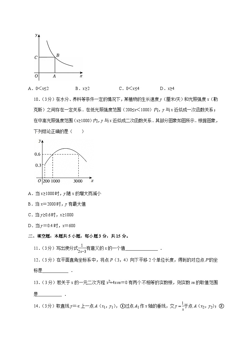 【中考数学】2025年山东省枣庄市中考适应性模拟试卷（含解析）第3页
