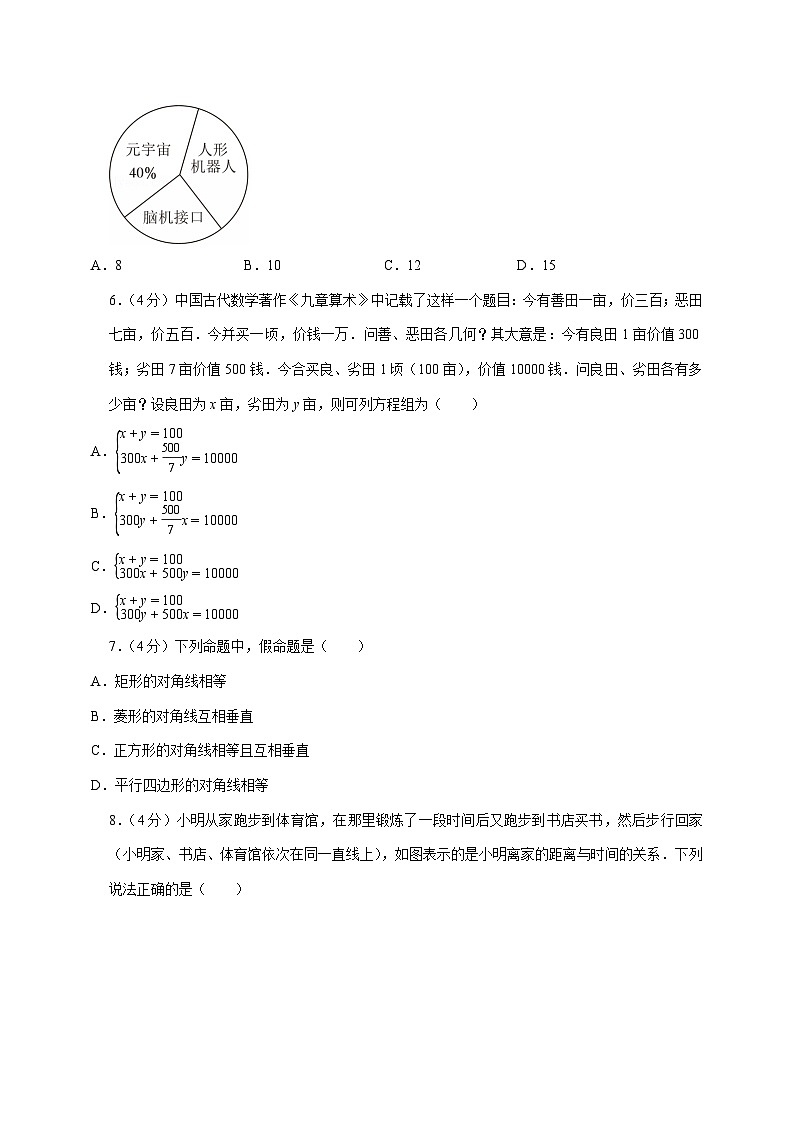 【中考数学】2025年四川省成都市中考适应性模拟试卷（含解析）第2页