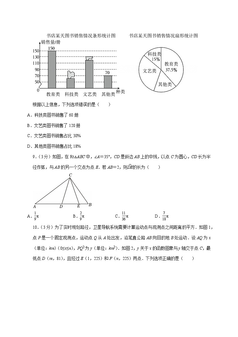 【中考数学】2025年浙江省中考适应性模拟试卷（含解析）第3页