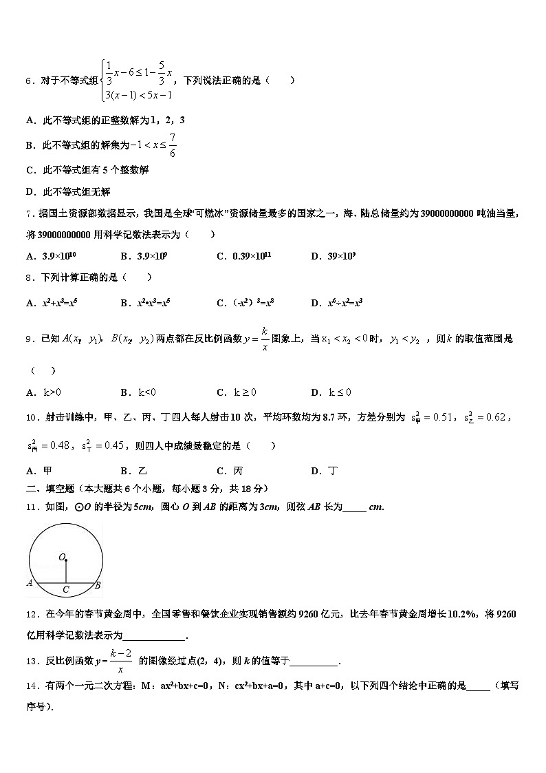 2025年新巴尔虎左旗中考数学对点突破模拟试卷含解析第2页