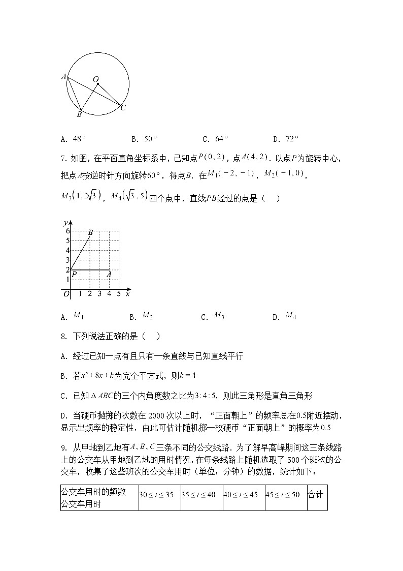 2025年山东省青岛市中考九年级下数学模拟试卷(二）（含答案解析）第3页