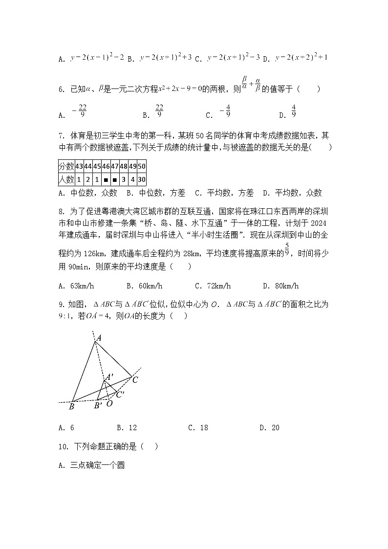 2025年黑龙江省绥化市海伦市市直初中联考九年级下模拟考试数学试题（含答案解析）第2页