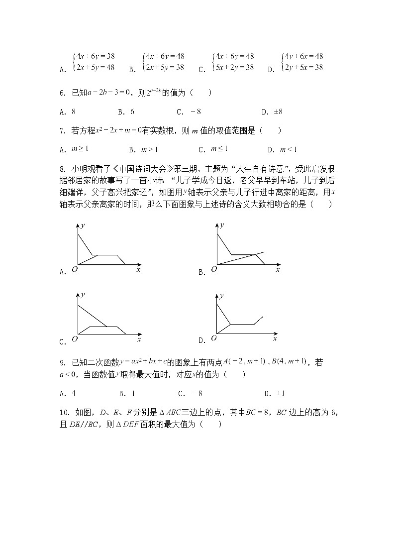 2025年四川省乐山市峨边彝族自治县初中学业水平模拟测试九年级下数学试题（含答案解析）第2页