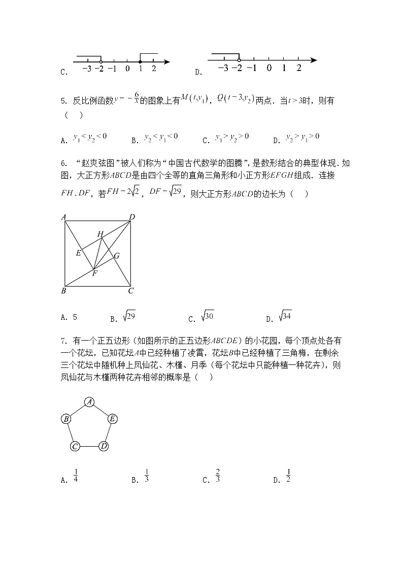 安徽省巢湖市部分学校2025年初中学业水平考试九年级下数学模拟试题（含答案解析）第2页