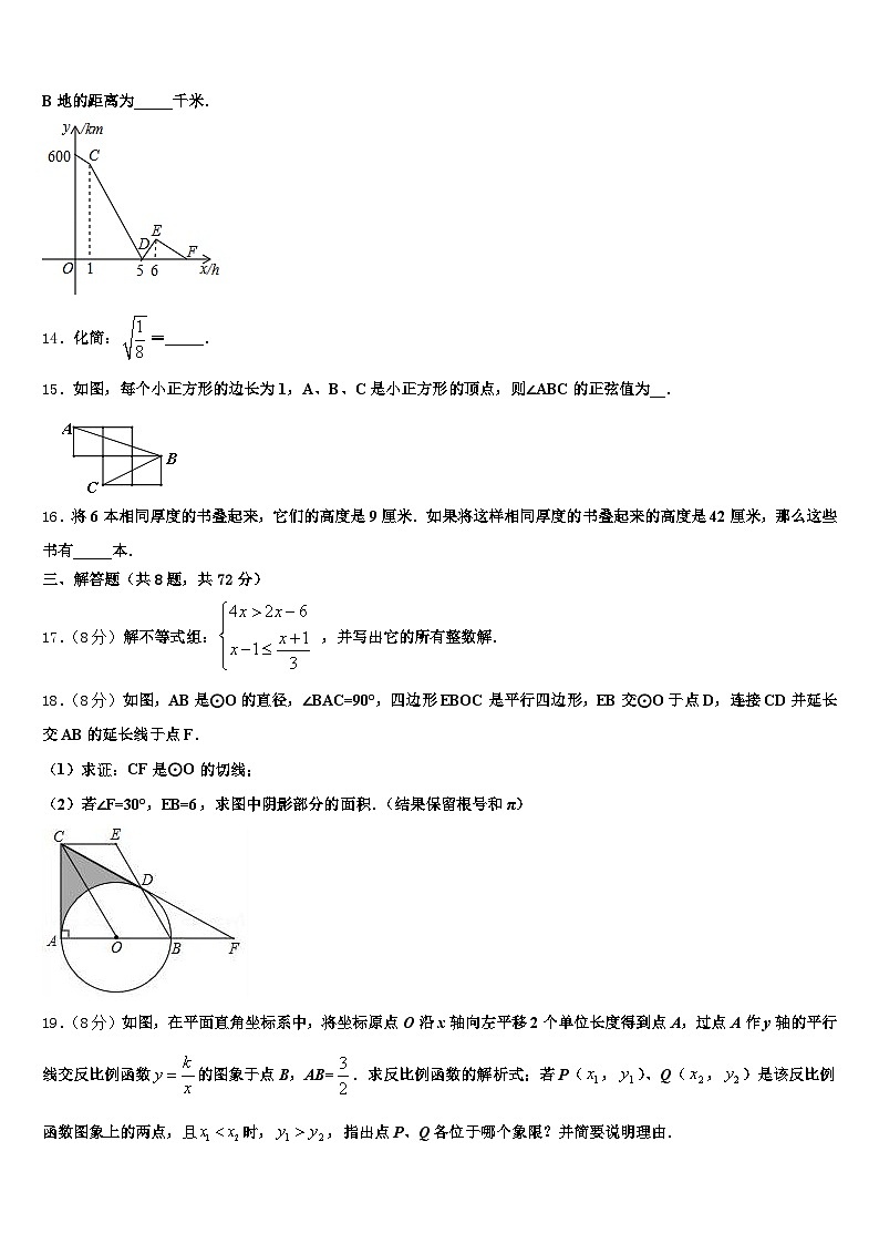 2024-2025学年湖北省宜昌市西陵区中考适应性考试数学试题含解析第3页