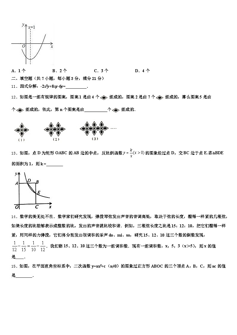 宜宾市兴文县2024-2025学年中考联考数学试题含解析第3页