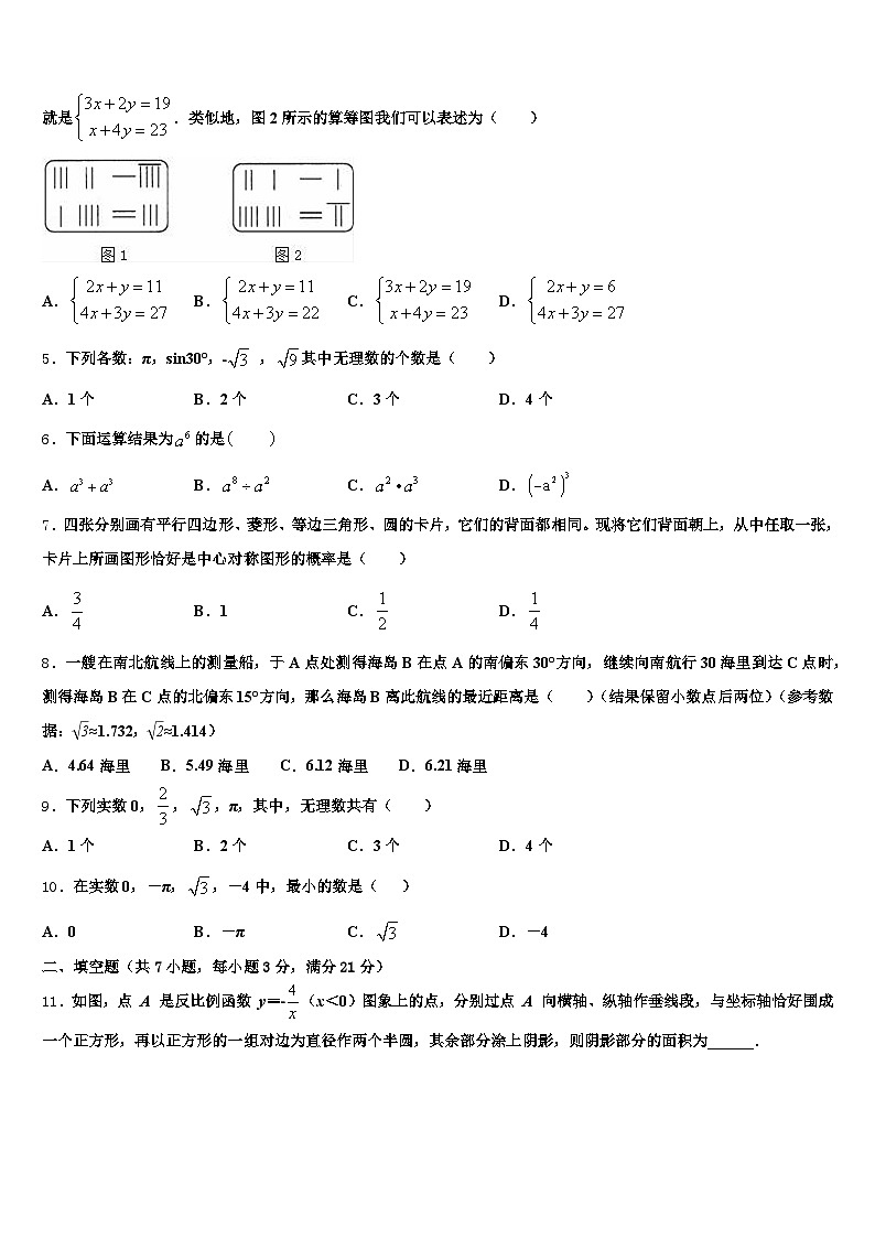 2024-2025学年辽宁省营口市站前区中考押题数学预测卷含解析第2页