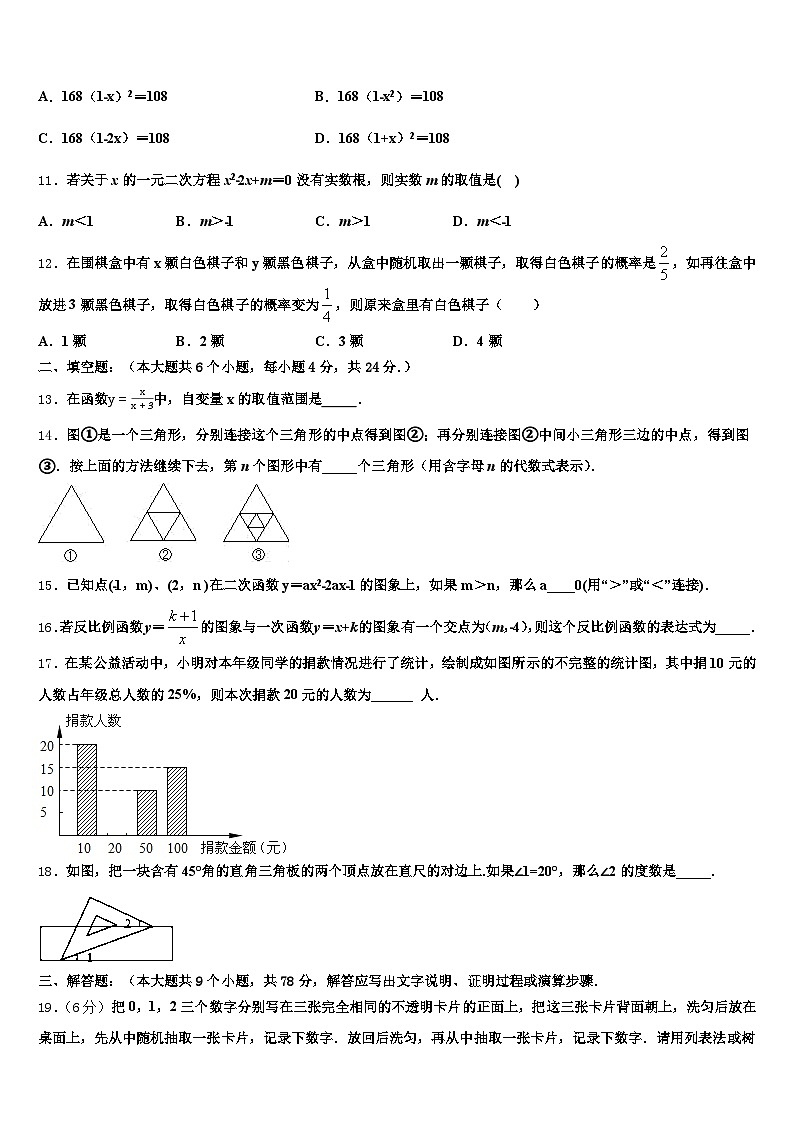 2025年大化瑶族自治县中考冲刺卷数学试题含解析第3页
