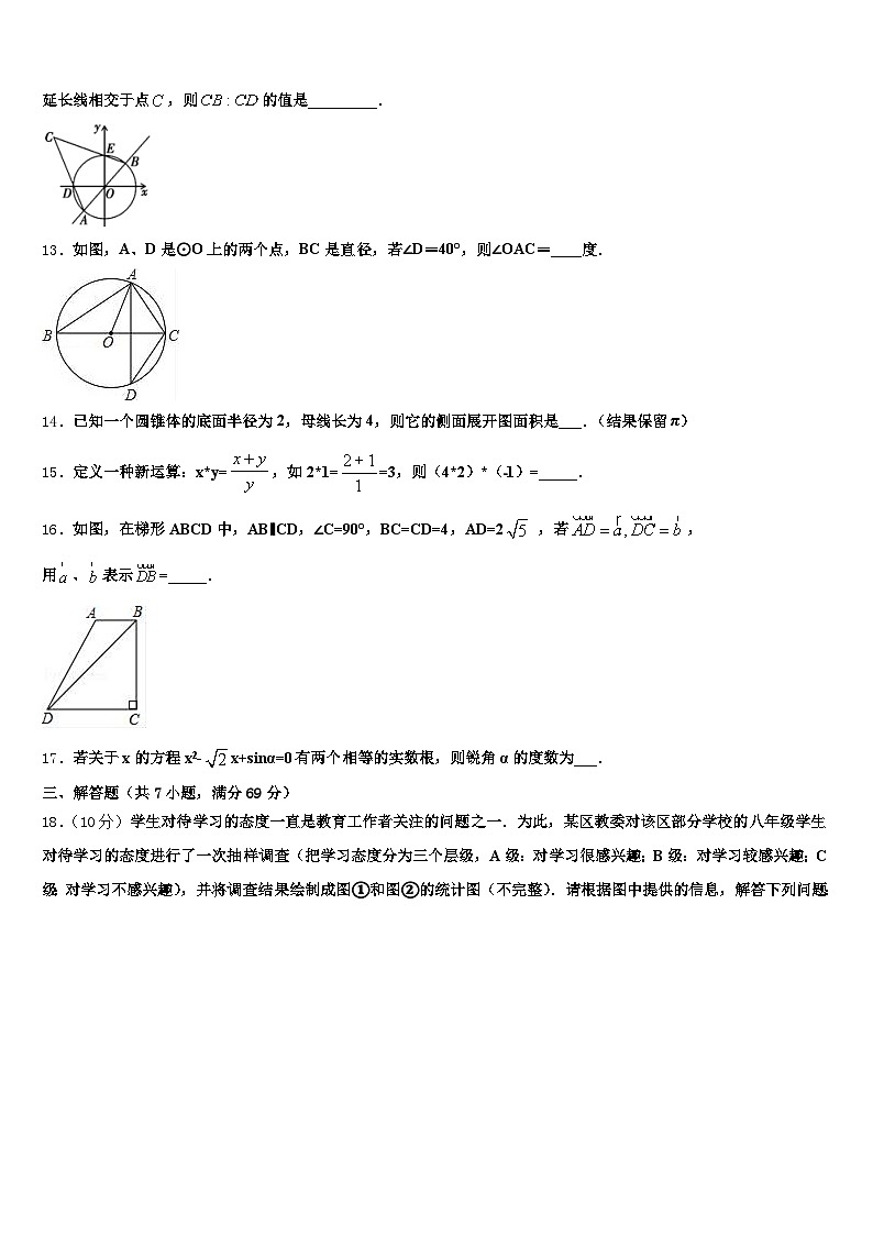 2024-2025学年邵阳市邵东县中考二模数学试题含解析第3页